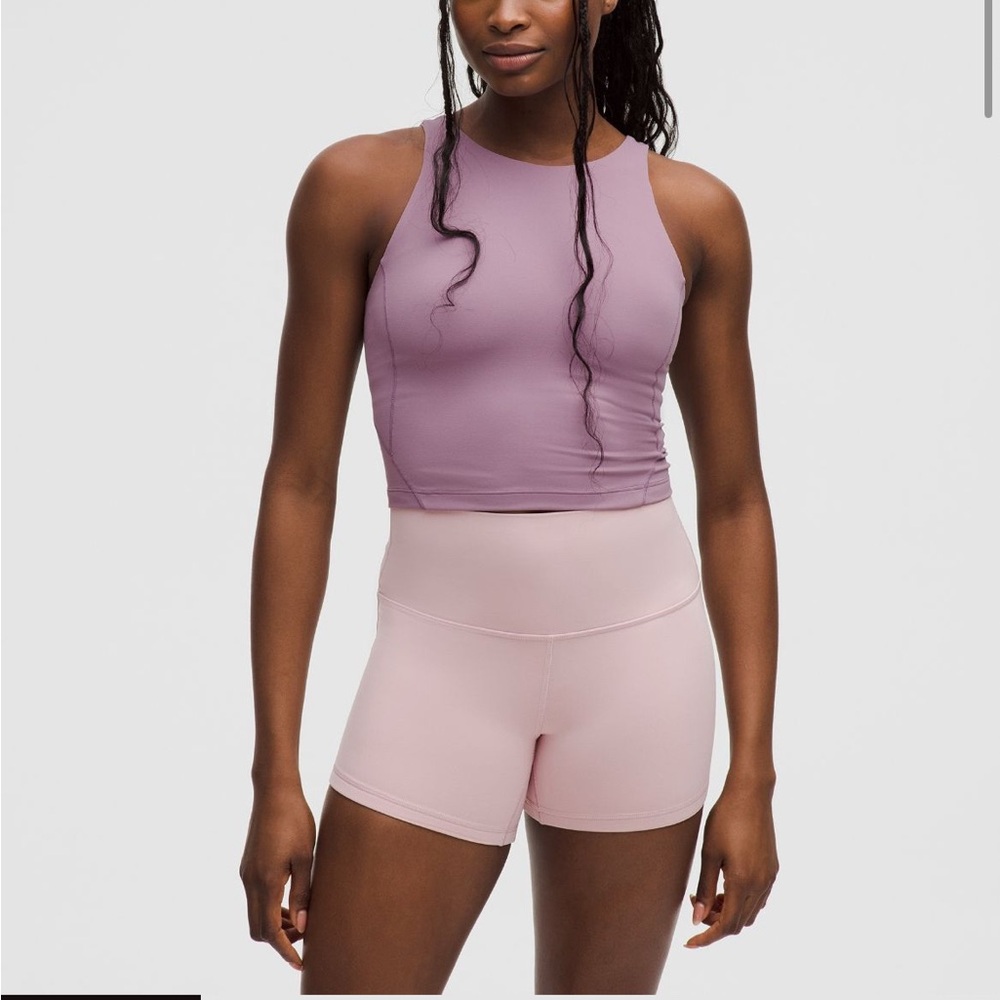 lululemon Align High-Neck Tank Top Crop Top Lavender Lux